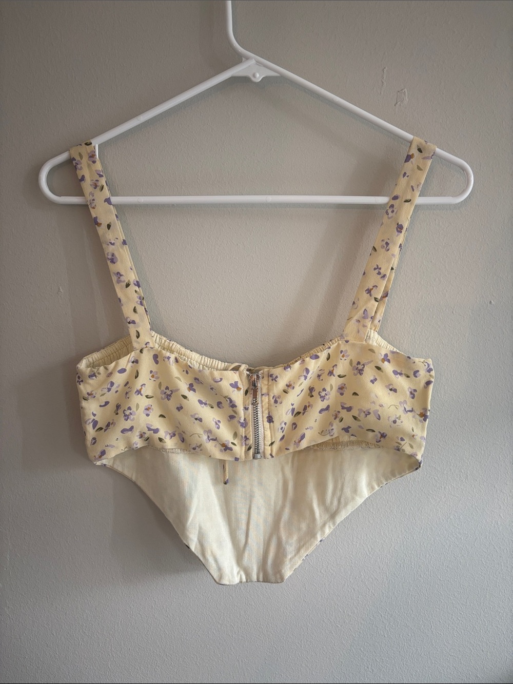 Yellow Floral Top - Picture 4 of 4